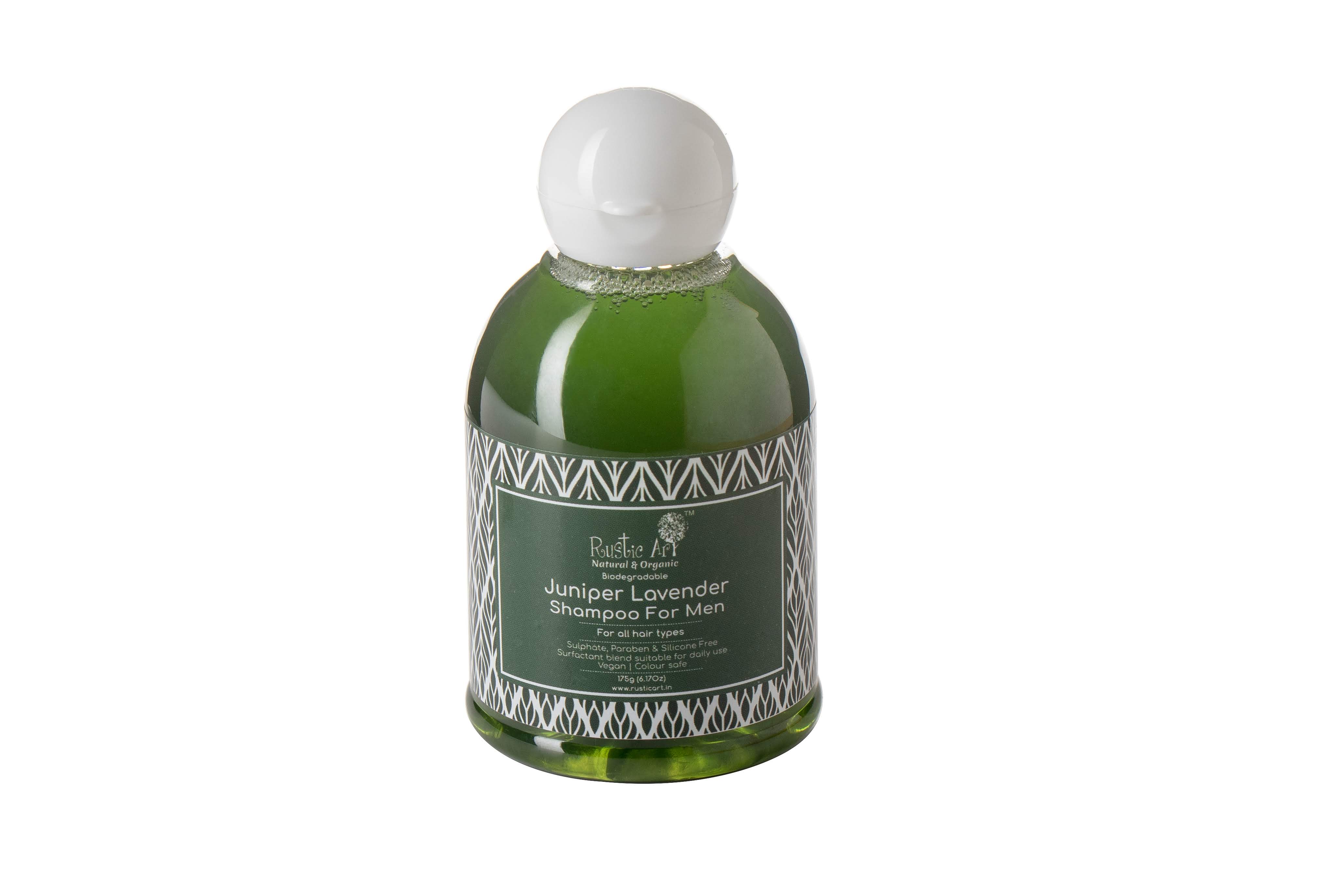 Rustic Art Juniper Lavender Shampoo for Men